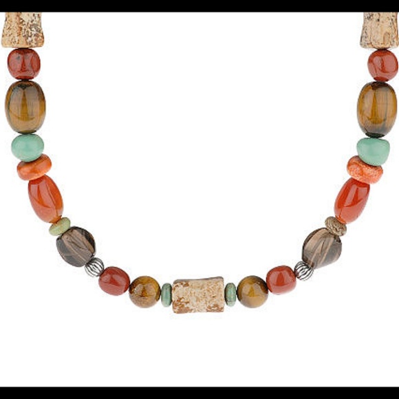 Carolyn Pollack Gemstone Necklace and Bracelet Set - Picture 2 of 6